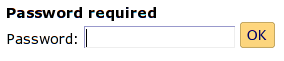 Password required